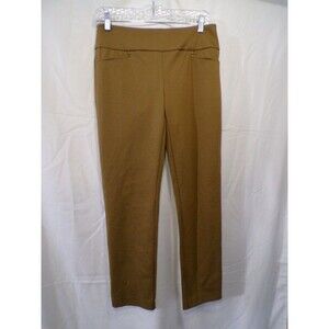 ATTYRE Women's Brown Ponte Pull On Dress Pants Size 6 Style 1A4A139
